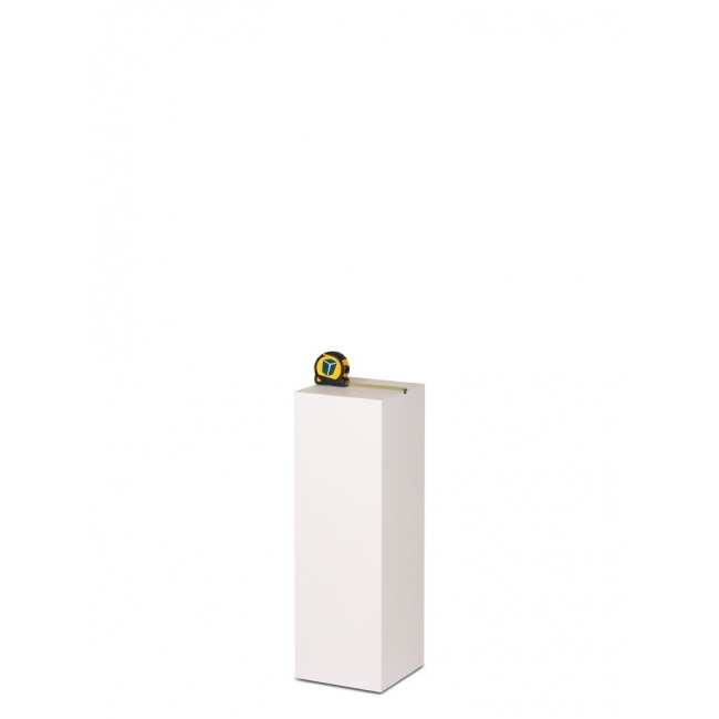 Galeriesockel, weiß, matt, 20 x 20 x 60 cm (LxBxH)
