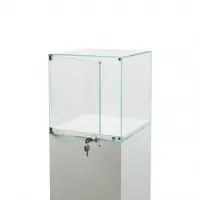 Glasvitrine mit Tür