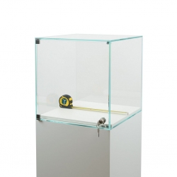 Glasvitrine mit Tür
