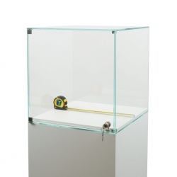 Glasvitrine mit Tür