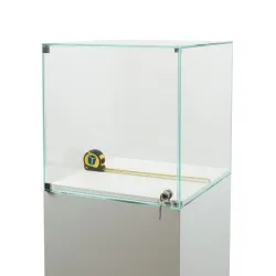 Glasvitrine mit Tür