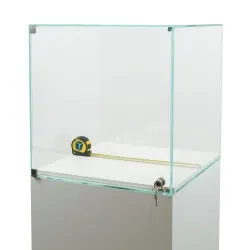 Glasvitrine mit Tür