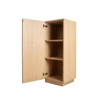 Vitrine Sockel mit Tür weiß