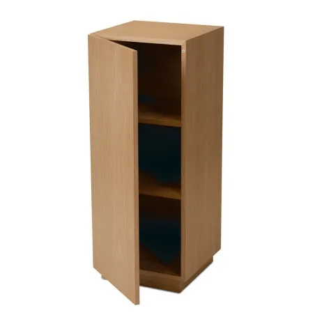 Vitrine Sockel mit Tür weiß