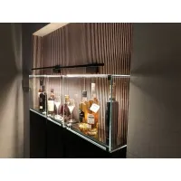 Glasvitrine mit Tür