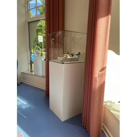Glasvitrine mit Tür