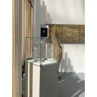 Glasvitrine mit Tür