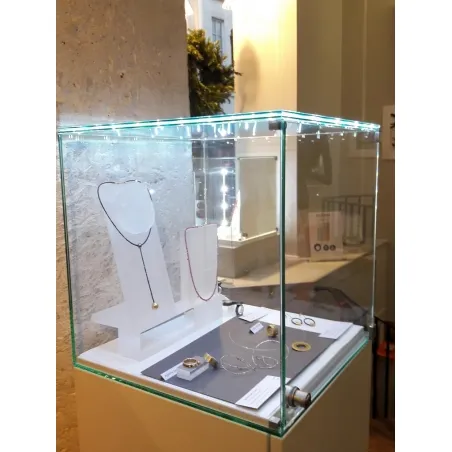 Glashaube mit integrierter LED-Beleuchtung