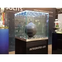 Glashaube mit integrierter LED-Beleuchtung