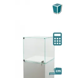 Glashaube mit Tür