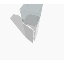 Galeriesockel mit Tür