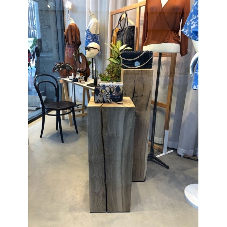 Sockel Eichenholz gehobelt ✔️  Holzblock / Holzblocke für innen