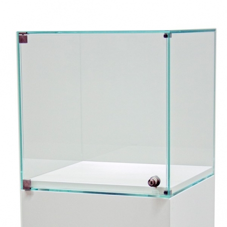 Glashaube mit Tür, 40 x 40 x 40 cm (LxBxH)