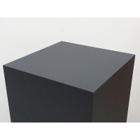 Galeriesockel schwarz, 25 x 25 x 115 cm (LxBxH)